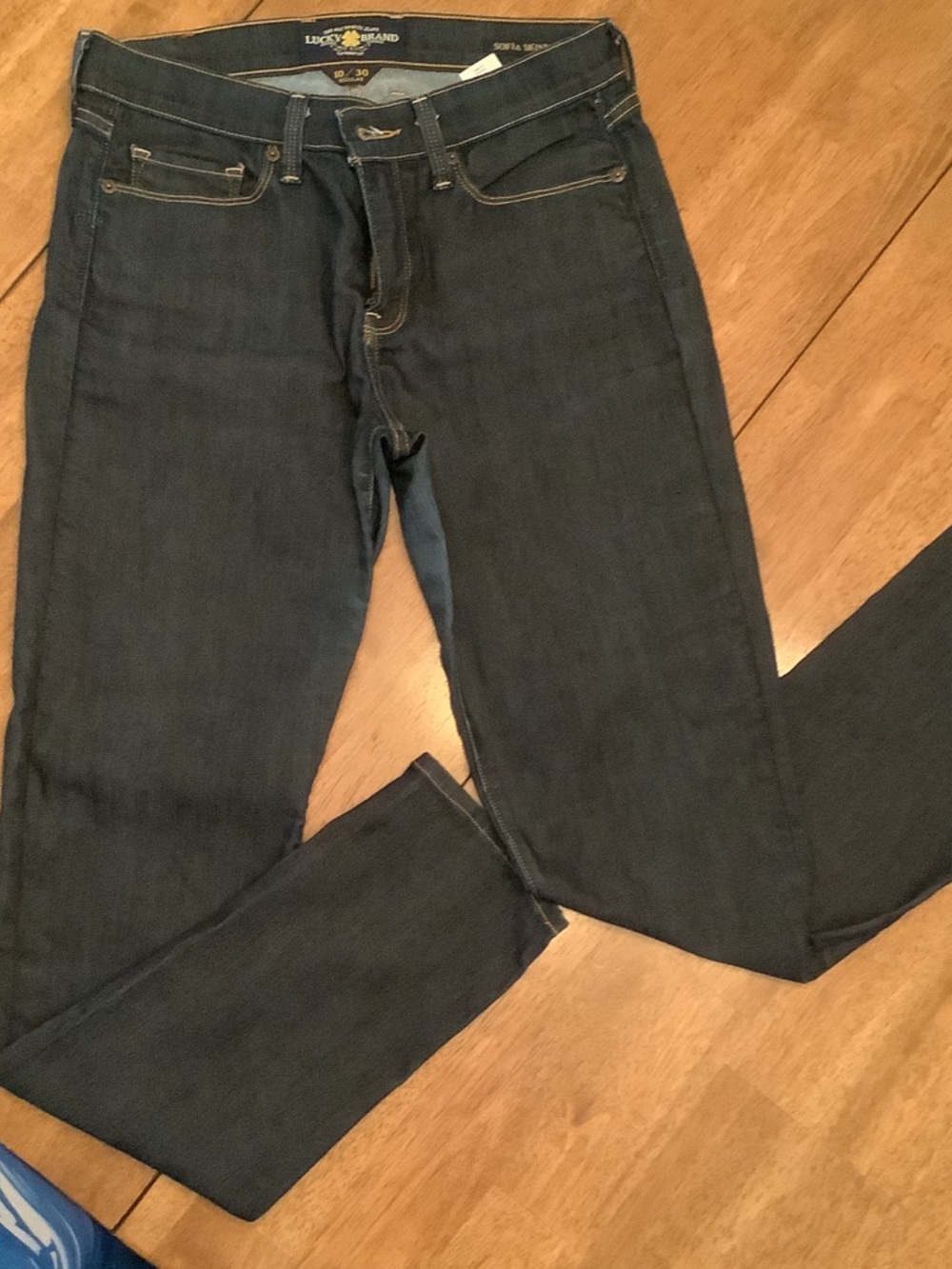 Lucky Brand Dark Indigo Straight Leg Jeans